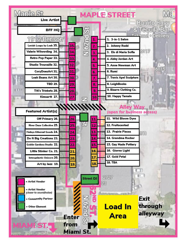 BFF First Friday Artist Market - SINGLE MONTH Vending