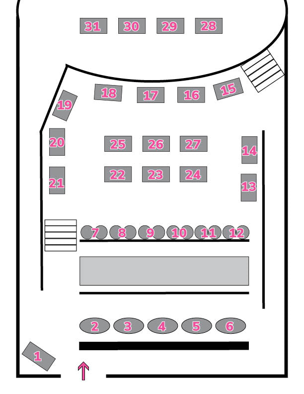 BFF First Friday INDOOR Artist Market - HALF TABLE (3-4') Vending