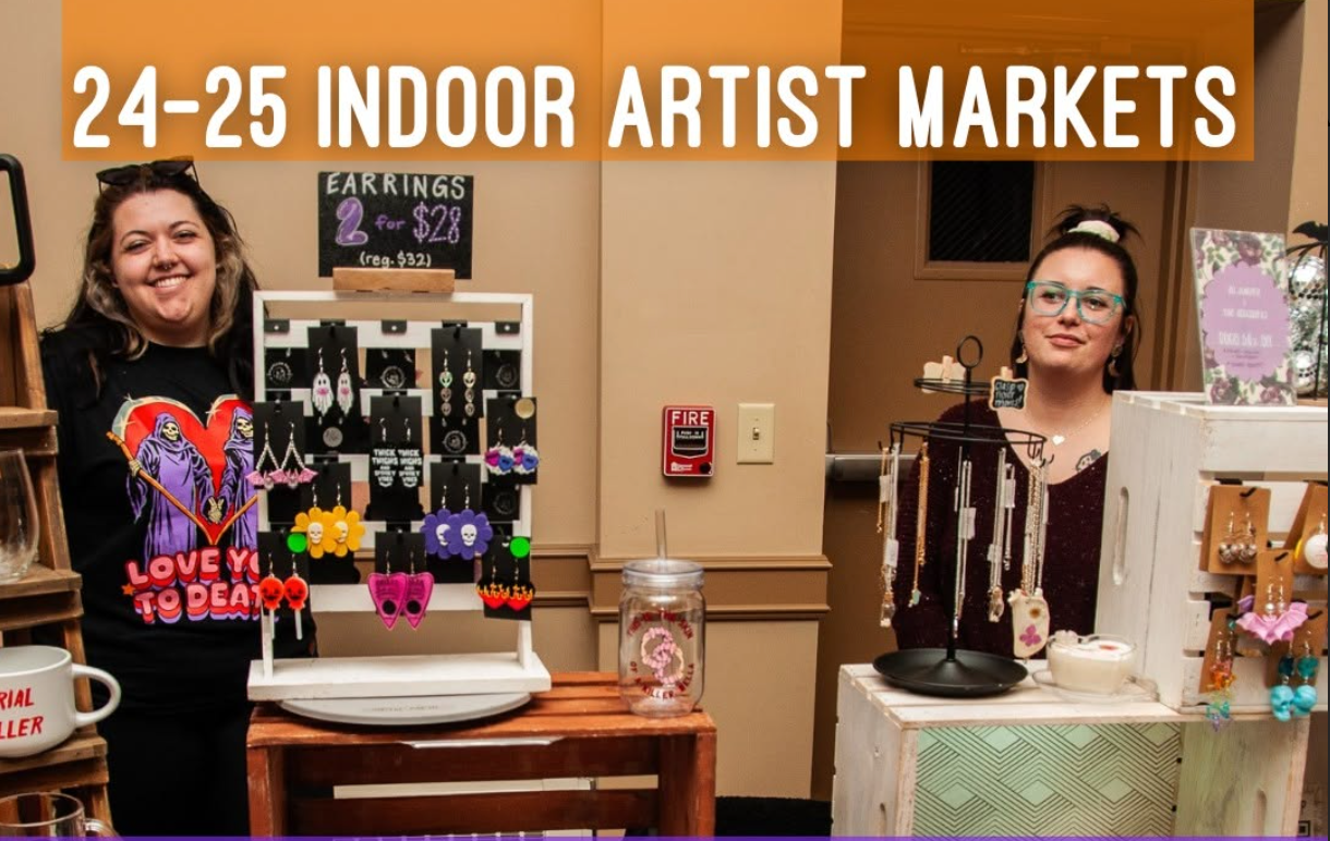 BFF First Friday INDOOR Artist Market - HALF TABLE (5') Vending