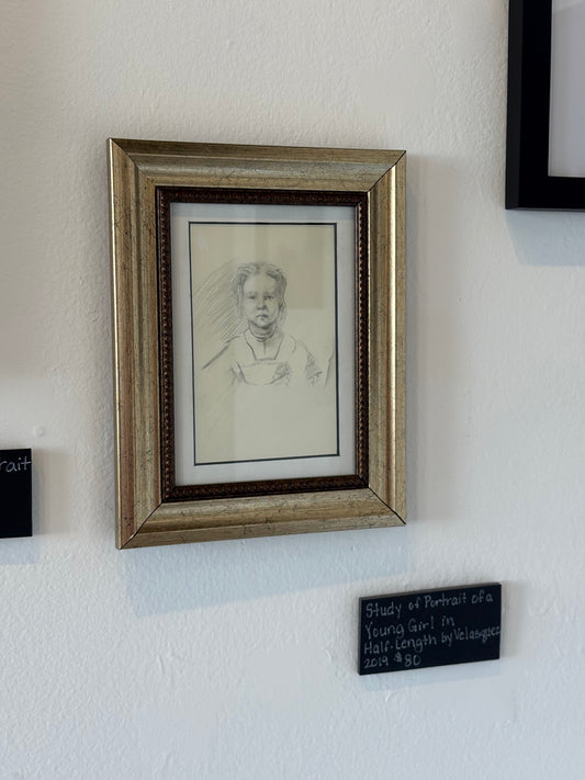 BFF Gallery - Hunter Parry - Study of Portrait of a Young Girl in Half-Length by Velasquez 2019