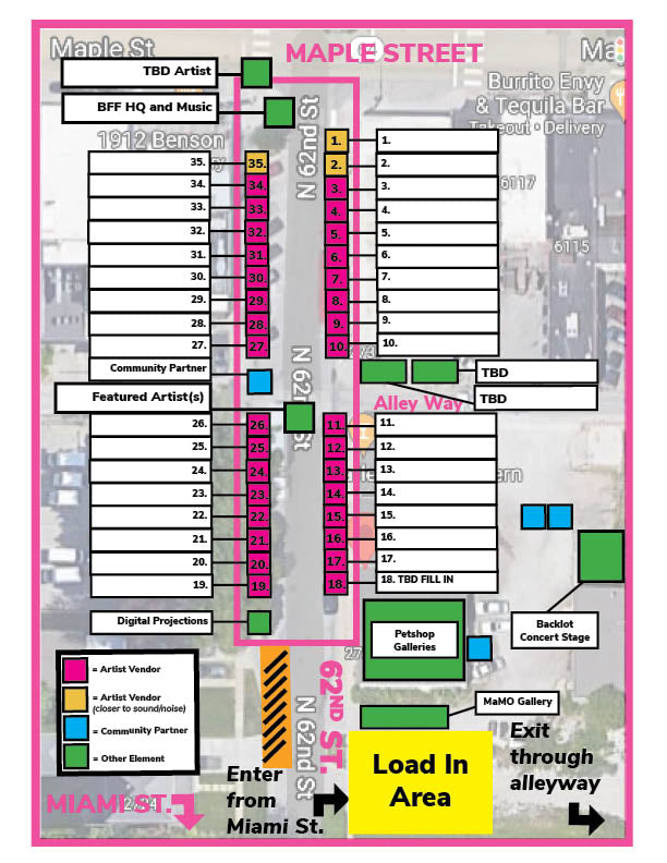 2026 BFF First Friday Artist Market - Full Season Vendor (May 1, June 5, July 3, August 7, September 4)