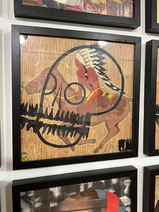 Petshop - Cody Heinert - 74 - Grandparent's Linoleum Floor Crazy Horse Skull