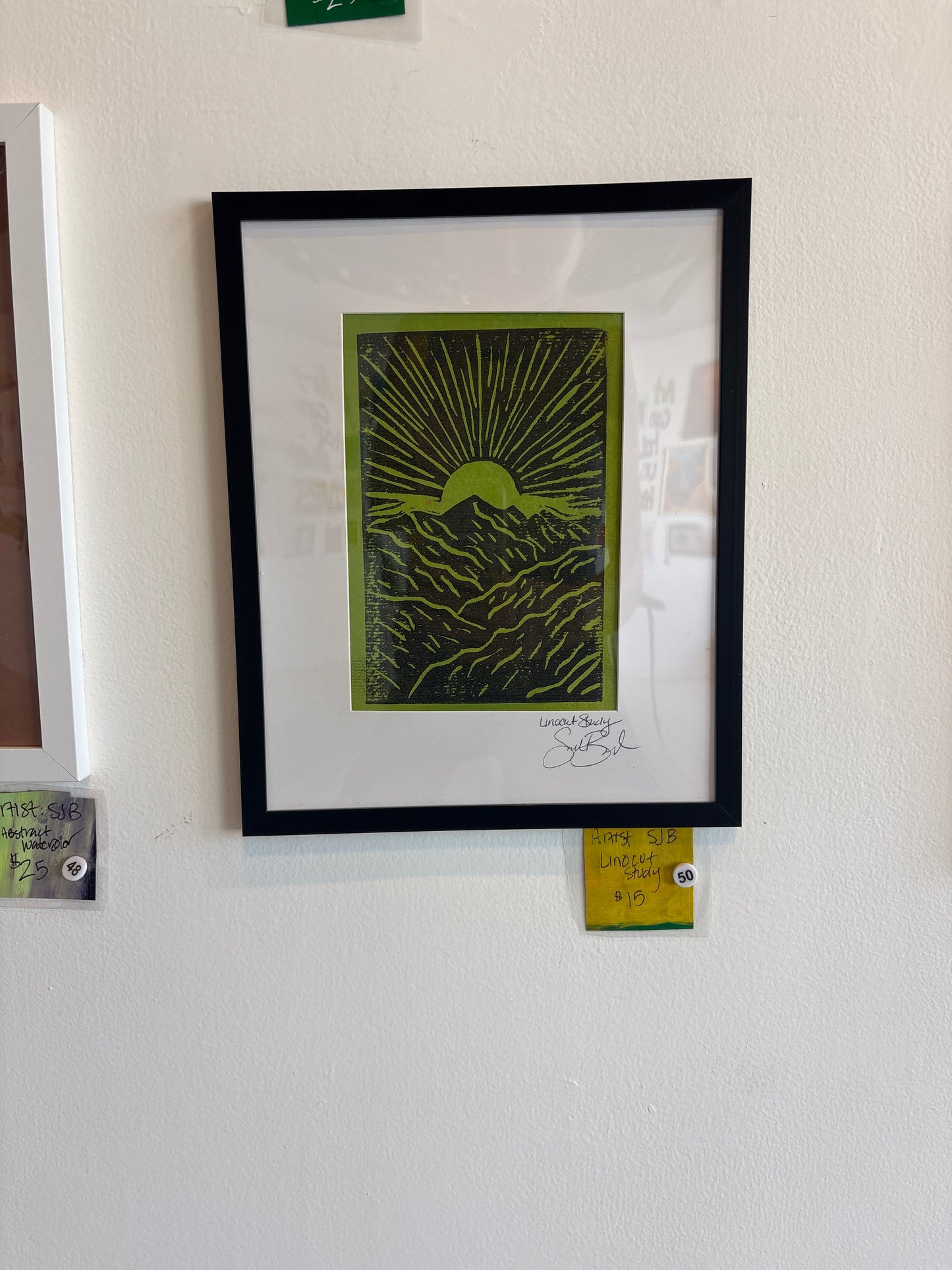 BFF Gallery - Sarah J. Bird - Linocut Study
