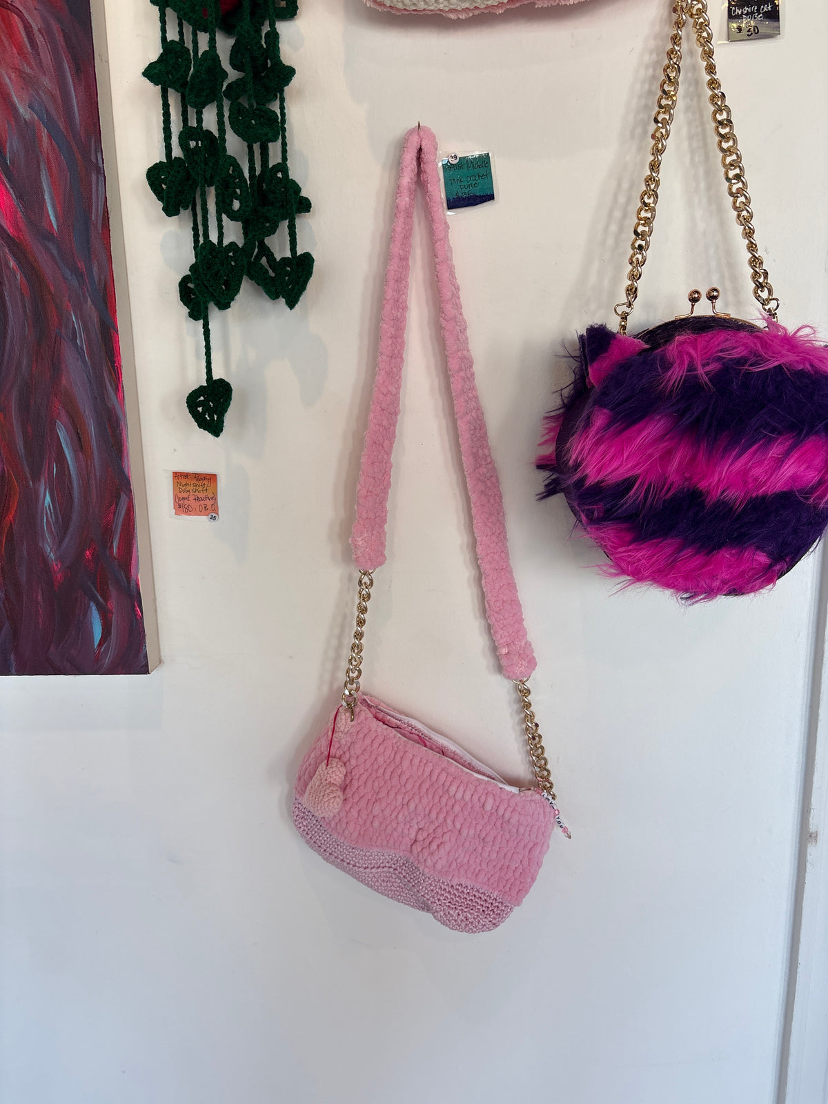 BFF Gallery - Michelle - Pink Crochet Purse