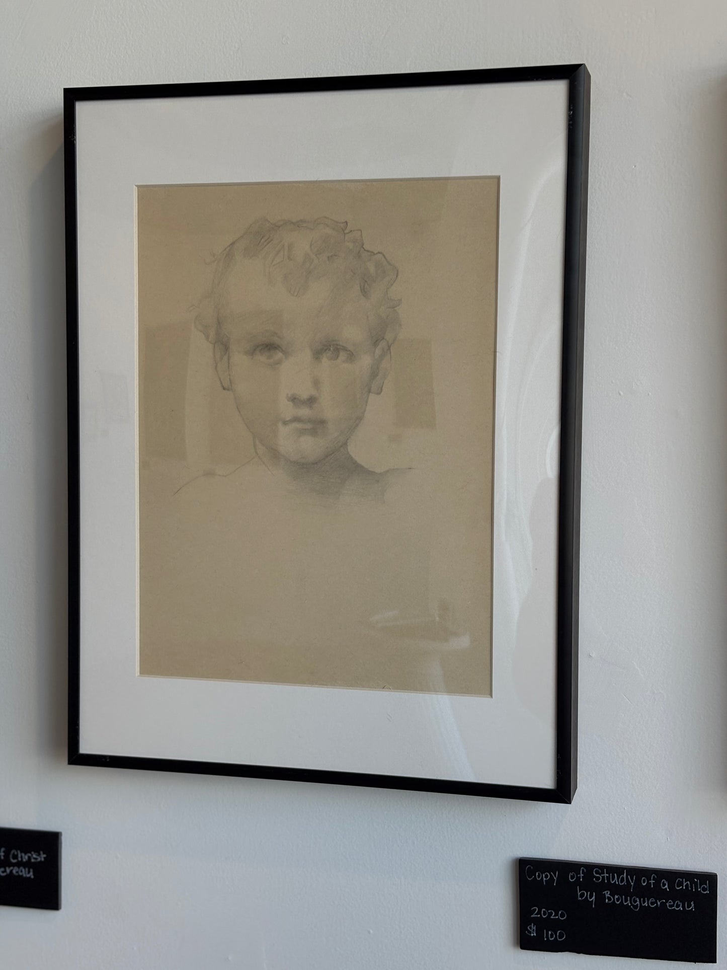 BFF Gallery - Hunter Parry - Copy of Study of a Child by Bouguereau 2020