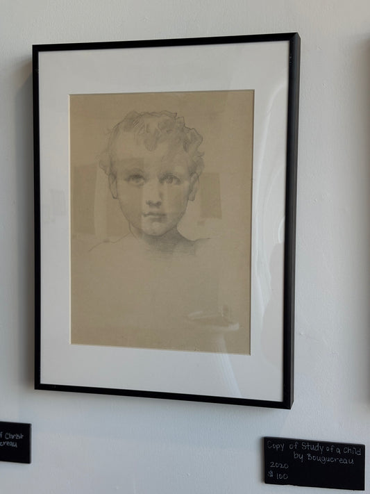 BFF Gallery - Hunter Parry - Copy of Study of a Child by Bouguereau 2020