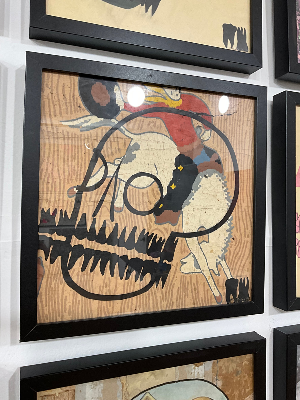 Petshop - Cody Heinert - 75 - Grandparent's Linoleum Floor Ride'em Cowboy Skull