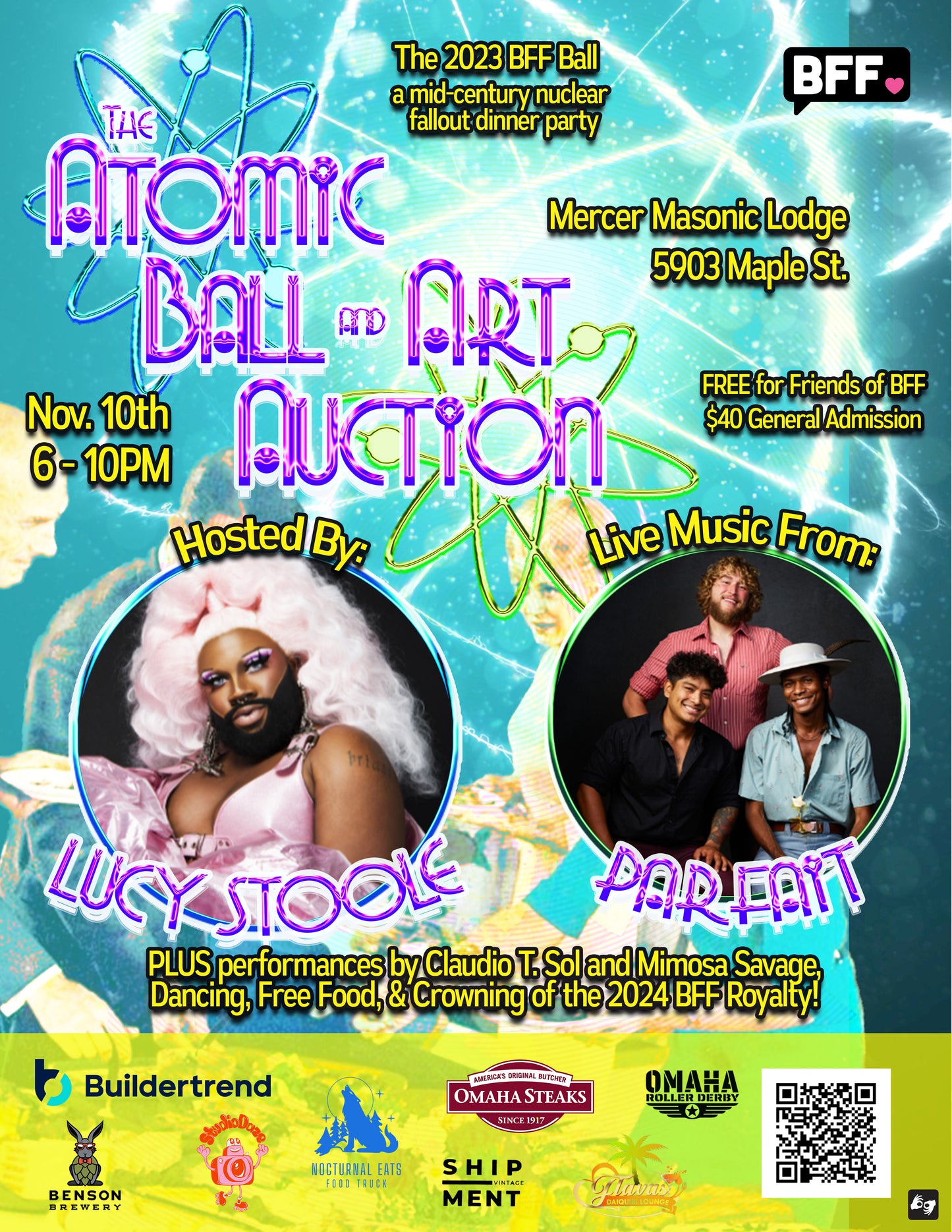 The BFF Ball - ATOMIC BALL + Art Auction
